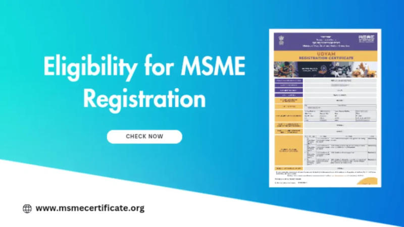 who is eligible for msme registration