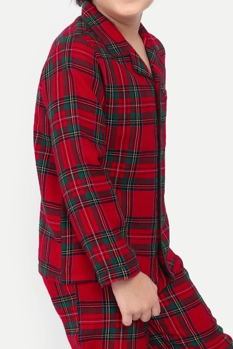 Xmas Plaid PJ Set