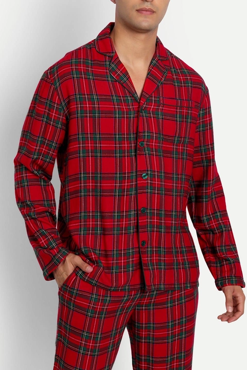 Xmas Plaid PJ Set