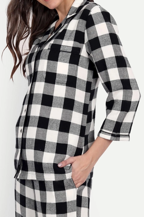 Checkers Plaid PJ Set