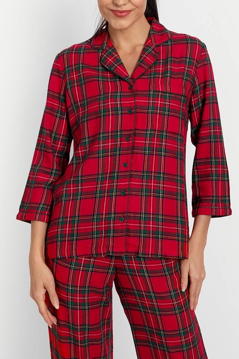 Xmas Plaid PJ Set