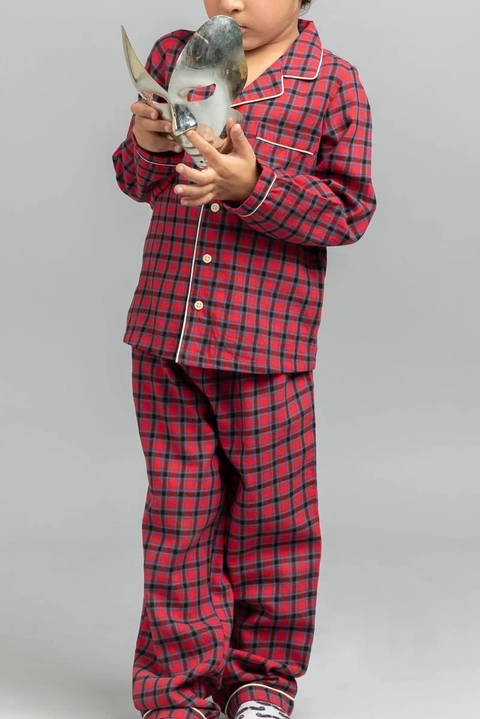 Stellina Twill Check PJ Set