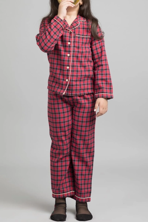 Stellina Twill Check PJ Set