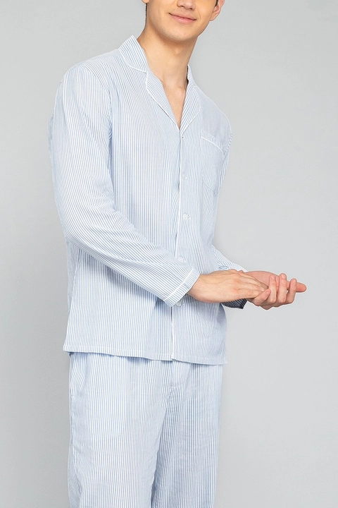 Oxford Stripe PJ Set