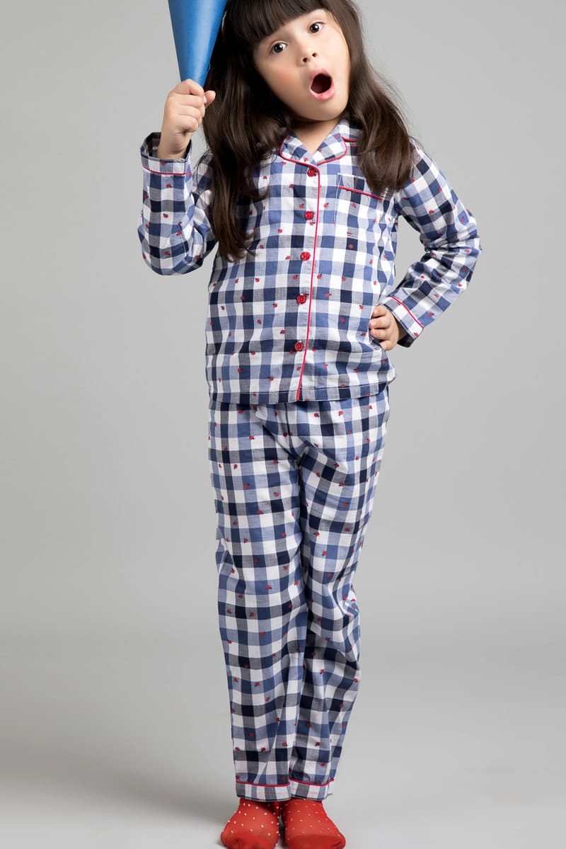 Checkers Plaid PJ Set - Try our premium and comfortable Checkers Plaid PJ  Set, available in various sizes for Toddler Girls - Koaala