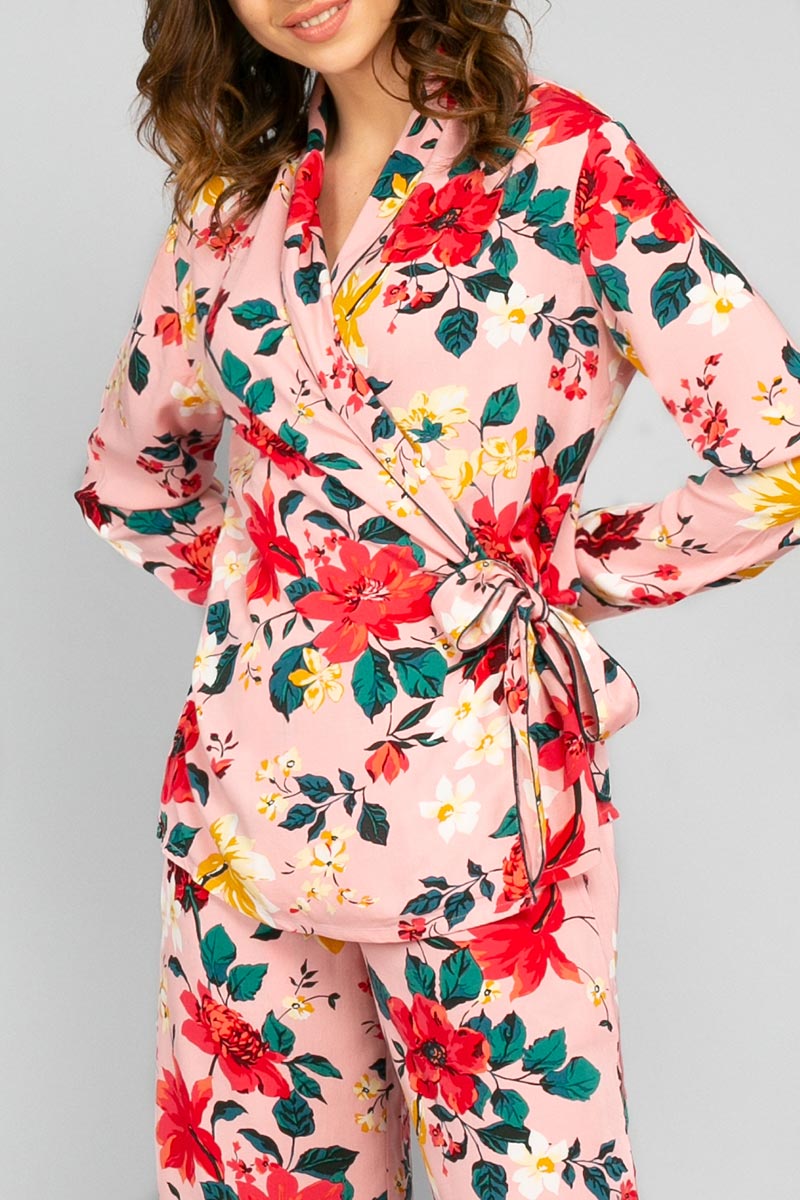 Pink Kimono PJ Set Try our premium and comfortable Pink Kimono PJ Set available in various sizes for Women Koaala