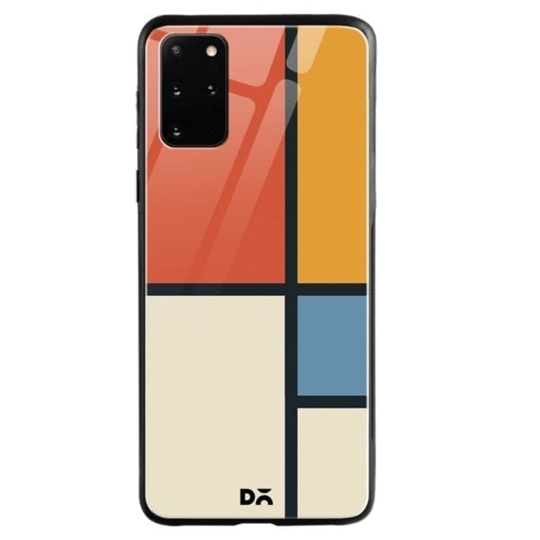 Orange Window Glass Case Cover for S20 Plus Klippik Kuwait