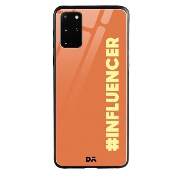 Influencer Glass Case Cover for S20 Plus Klippik Kuwait