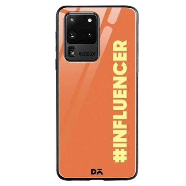 Influencer Glass Case Cover for S20 Ultra Klippik Kuwait