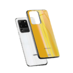 Summer Yellow Holographic Glass Case Cover for S20 Ultra | Klippik Kuwait