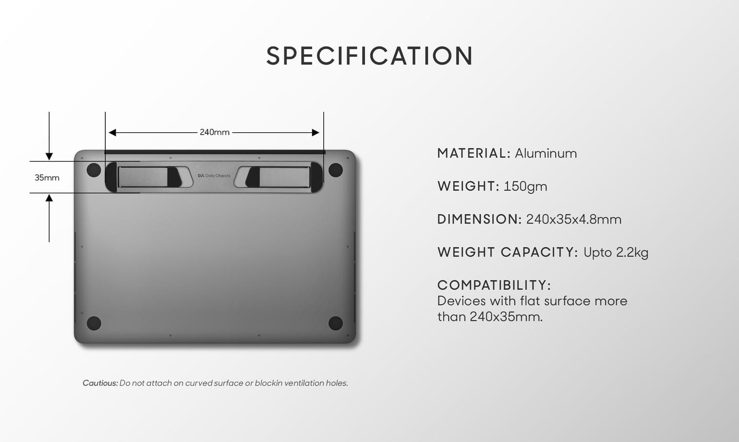 Osgo - Folding Laptop/Tablet Stand - Klippik.com