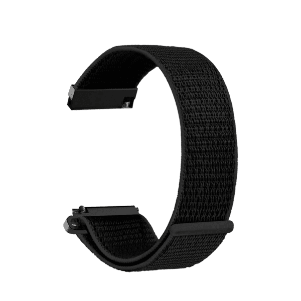 Black Nylon Universal WatchBand for Samsung, Huawei Smart Watches | Klippik | Online SHopping