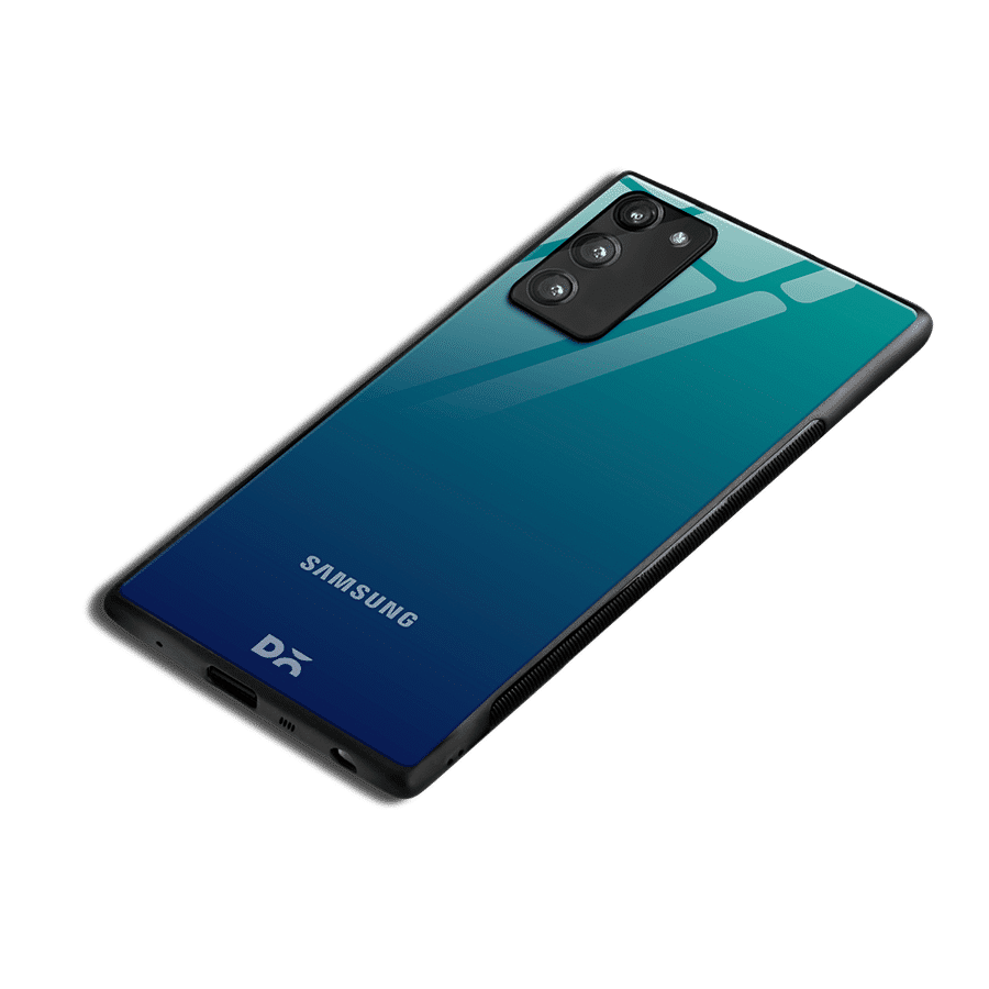 Underwater Gradient Glass Case Cover For Samsung Galaxy Note 20 | Klippik Kuwait
