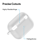 White Silicone AirPods Pro Case Cover | Klippik Kuwait