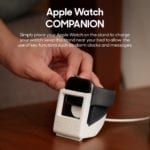 ISaga - Apple Watch Stand (Black) | Klippik Kuwait UAE Saudi