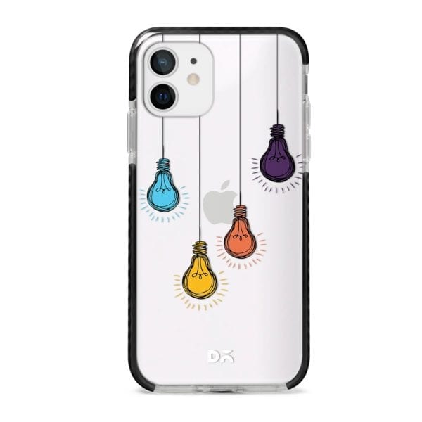 Clear Bulbs Stride Case Cover for Apple iPhone 12 Mini and Apple iPhone 12 with great design and shock proof | Klippik | Online Shopping | Kuwait UAE Saudi