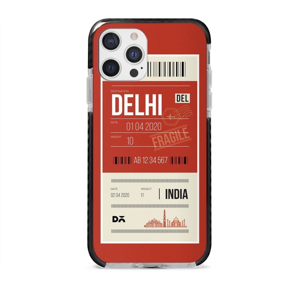 Delhi City Tag Stride Case Cover for Apple iPhone 12 Pro and Apple iPhone 12 Pro Max with great design and shock proof | Klippik | Online Shopping | Kuwait UAE Saudi