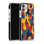 Color Block Camo Case Cover for Apple iPhone 12 Mini and Apple iPhone 12 with great design and shock proof | Klippik | Online Shopping | Kuwait UAE Saudi