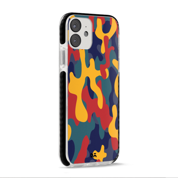 Color Block Camo Case Cover for Apple iPhone 12 Mini and Apple iPhone 12 with great design and shock proof | Klippik | Online Shopping | Kuwait UAE Saudi