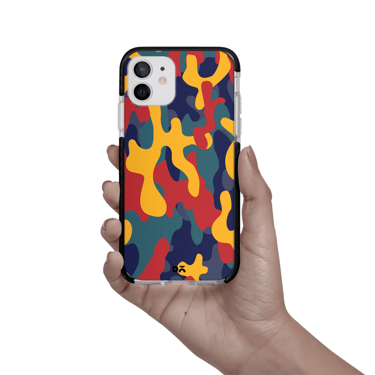 Color Block Camo Case Cover for Apple iPhone 12 Mini and Apple iPhone 12 with great design and shock proof | Klippik | Online Shopping | Kuwait UAE Saudi