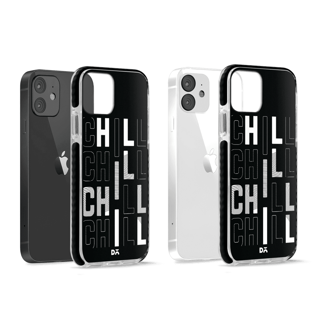 Lets Chill Stride Case Cover for Apple iPhone 12 Mini and Apple iPhone 12 with great design and shock proof | Klippik | Online Shopping | Kuwait UAE Saudi