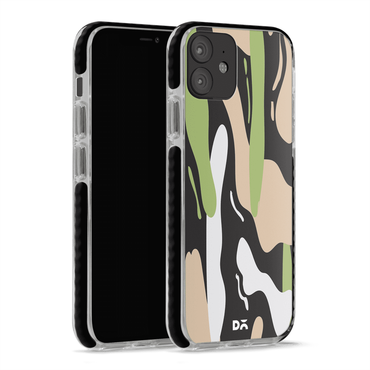 Pastel Camo Stride Case Cover for Apple iPhone 12 Mini and Apple iPhone 12 with great design and shock proof | Klippik | Online Shopping | Kuwait UAE Saudi