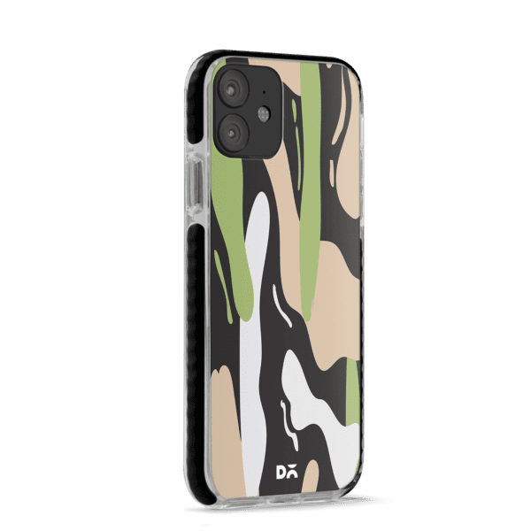 Pastel Camo Stride Case Cover for Apple iPhone 12 Mini and Apple iPhone 12 with great design and shock proof | Klippik | Online Shopping | Kuwait UAE Saudi