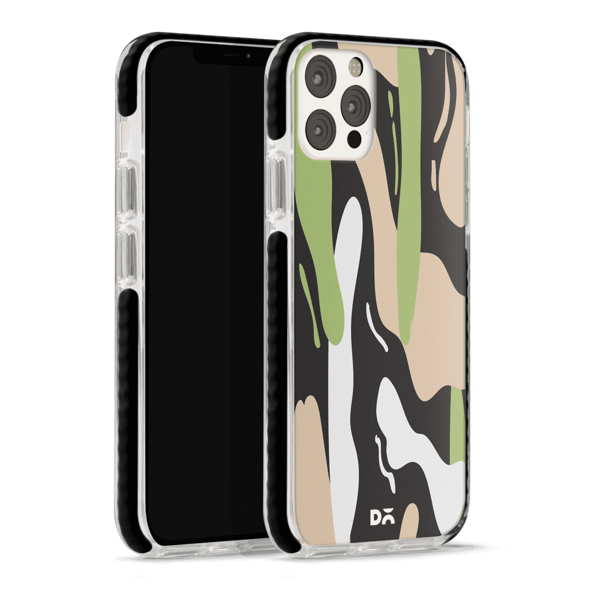 Pastel Camo Stride Case Cover for Apple iPhone 12 Pro and Apple iPhone 12 Pro Max with great design and shock proof | Klippik | Online Shopping | Kuwait UAE Saudi