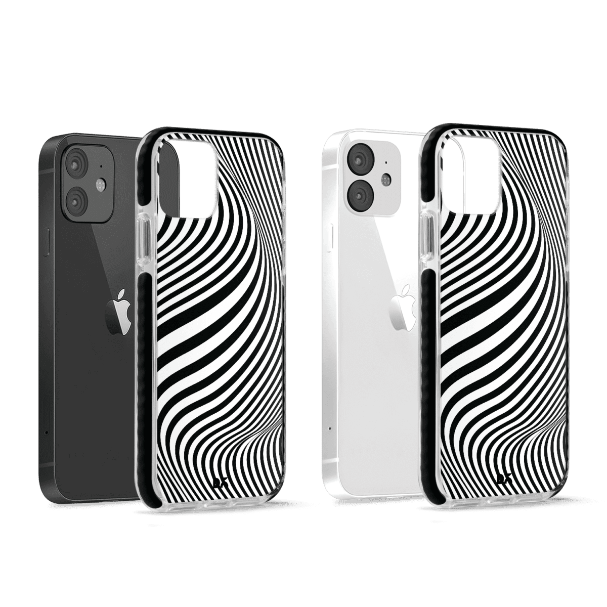 Zebra Stride Case Cover for Apple iPhone 12 Mini with great design and shock proof | Klippik | Online Shopping | Kuwait UAE Saudi