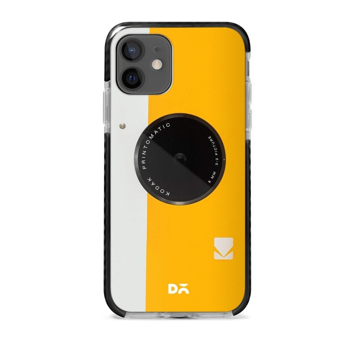 Kodak Yellow Stride Case Cover for Apple iPhone 12 Mini and Apple iPhone 12 with great design and shock proof | Klippik | Online Shopping | Kuwait UAE Saudi