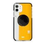 Kodak Yellow Stride Case Cover for Apple iPhone 12 Mini and Apple iPhone 12 with great design and shock proof | Klippik | Online Shopping | Kuwait UAE Saudi