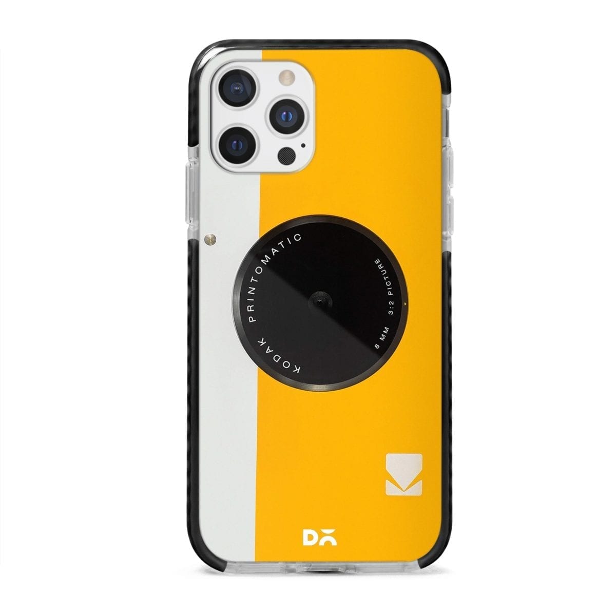 Kodak Yellow Stride Case Cover for Apple iPhone 12 Pro and Apple iPhone 12 Pro Max with great design and shock proof | Klippik | Online Shopping | Kuwait UAE Saudi