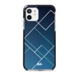 Nebula Tech Lines Checks Stride Case Cover for Apple iPhone 12 Mini and Apple iPhone 12 with great design and shock proof | Klippik | Online Shopping | Kuwait UAE Saudi