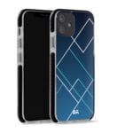 Nebula Tech Lines Checks Stride Case Cover for Apple iPhone 12 Mini and Apple iPhone 12 with great design and shock proof | Klippik | Online Shopping | Kuwait UAE Saudi