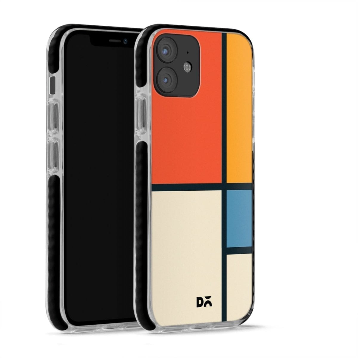 Orange Window Stride Case Cover for Apple iPhone 12 Mini and Apple iPhone 12 with great design and shock proof | Klippik | Online Shopping | Kuwait UAE Saudi