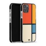 Orange Window Stride Case Cover for Apple iPhone 12 Pro and Apple iPhone 12 Pro Max with great design and shock proof | Klippik | Online Shopping | Kuwait UAE Saudi