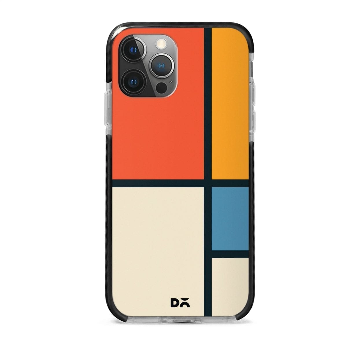 Orange Window Stride Case Cover for Apple iPhone 12 Pro and Apple iPhone 12 Pro Max with great design and shock proof | Klippik | Online Shopping | Kuwait UAE Saudi