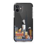 Paris Skyline Clear Stride Case Cover for Apple iPhone 12 Mini and Apple iPhone 12 with great design and shock proof | Klippik | Online Shopping | Kuwait UAE Saudi