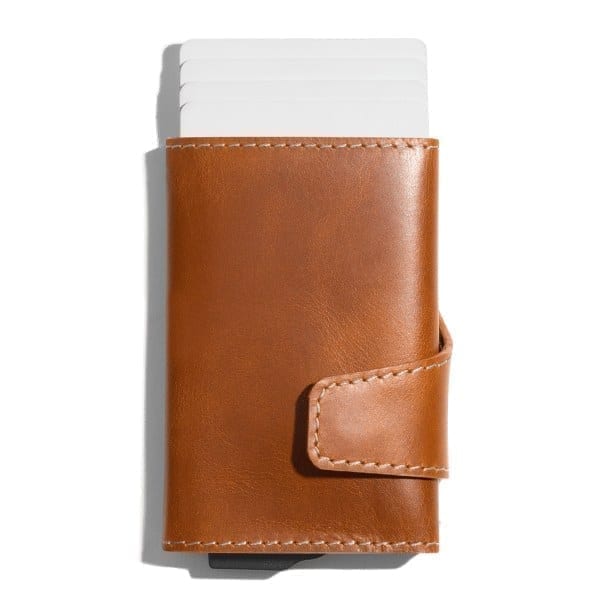 Buy Cider Brown Keeper RFID Wallets Online in Kuwait UAE Saudi | KlippiK.com