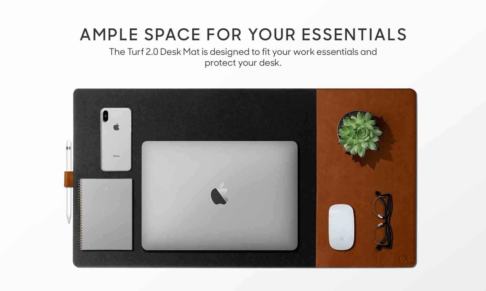 Buy Turf 2.0 Felt Desk Mat Mouse Pad - (Green) | Office Desk | Buy Online Kuwait UAE Saudi | KlippiK.com