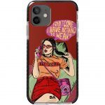 Anti Social Babe Queen Stride Case Cover for Apple iPhone 12 mini and Apple iPhone 12 with great design and shock proof | Klippik | Online Shopping | Kuwait UAE Saudi