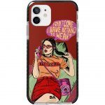 Anti Social Babe Queen Stride Case Cover for Apple iPhone 12 mini and Apple iPhone 12 with great design and shock proof | Klippik | Online Shopping | Kuwait UAE Saudi