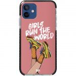 Girls Run The World Queen Stride Case Cover for Apple iPhone 12 mini and Apple iPhone 12 with great design and shock proof | Klippik | Online Shopping | Kuwait UAE Saudi