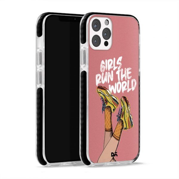 Girls Run The World Queen Stride Case Cover for Apple iPhone 12 Pro and Apple iPhone 12 Pro Max with great design and shock proof | Klippik | Online Shopping | Kuwait UAE Saudi