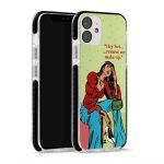 Hey Siri Queen Stride Case Cover for Apple iPhone 12 mini and Apple iPhone 12 with great design and shock proof | Klippik | Online Shopping | Kuwait UAE Saudi