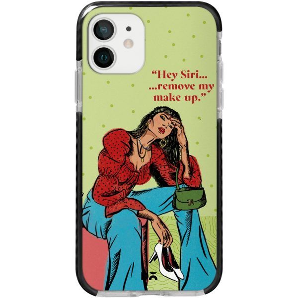 Hey Siri Queen Stride Case Cover for Apple iPhone 12 mini and Apple iPhone 12 with great design and shock proof | Klippik | Online Shopping | Kuwait UAE Saudi