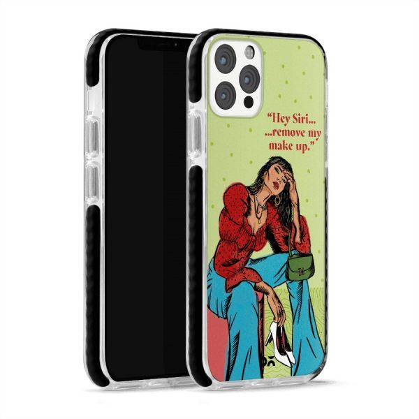 Hey Siri Queen Stride Case Cover for Apple iPhone 12 Pro and Apple iPhone 12 Pro Max with great design and shock proof | Klippik | Online Shopping | Kuwait UAE Saudi