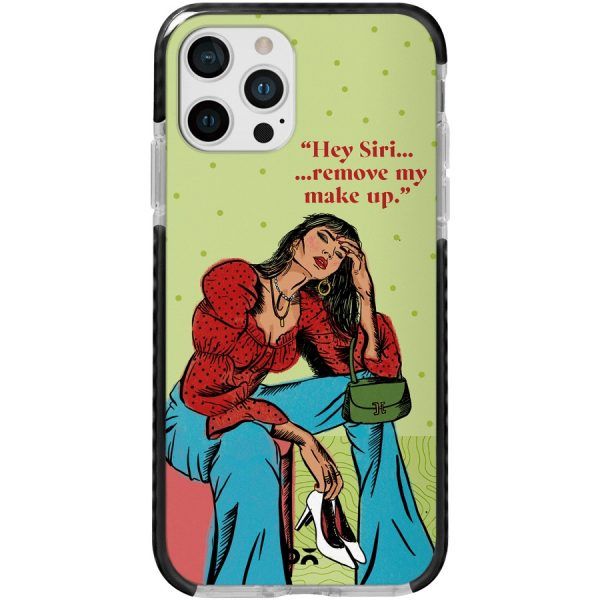 Hey Siri Queen Stride Case Cover for Apple iPhone 12 Pro and Apple iPhone 12 Pro Max with great design and shock proof | Klippik | Online Shopping | Kuwait UAE Saudi