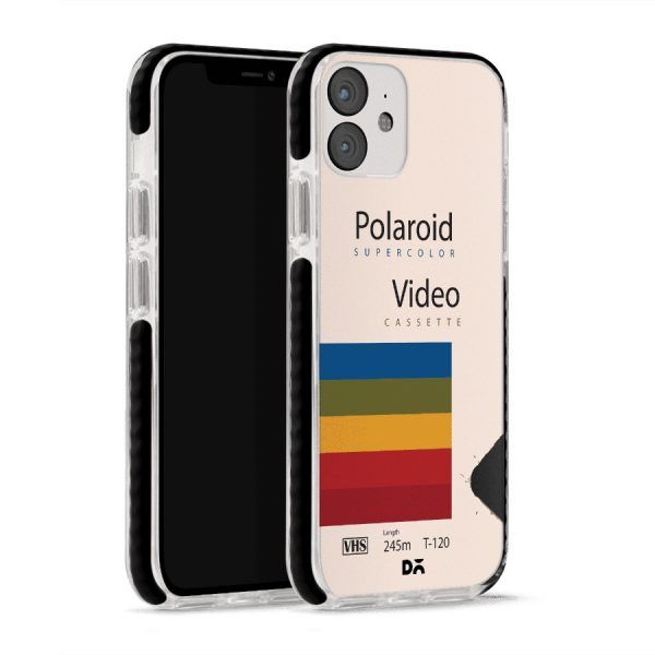 Polaroid VHS Stride Case Cover for Apple iPhone 12 mini and Apple iPhone 12 with great design and shock proof | Klippik | Online Shopping | Kuwait UAE Saudi