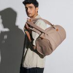 Khaki Beige Swing Duffle Bag | Klippik | Best Duffle Bags | Online Shopping | Kuwait UAE Saudi